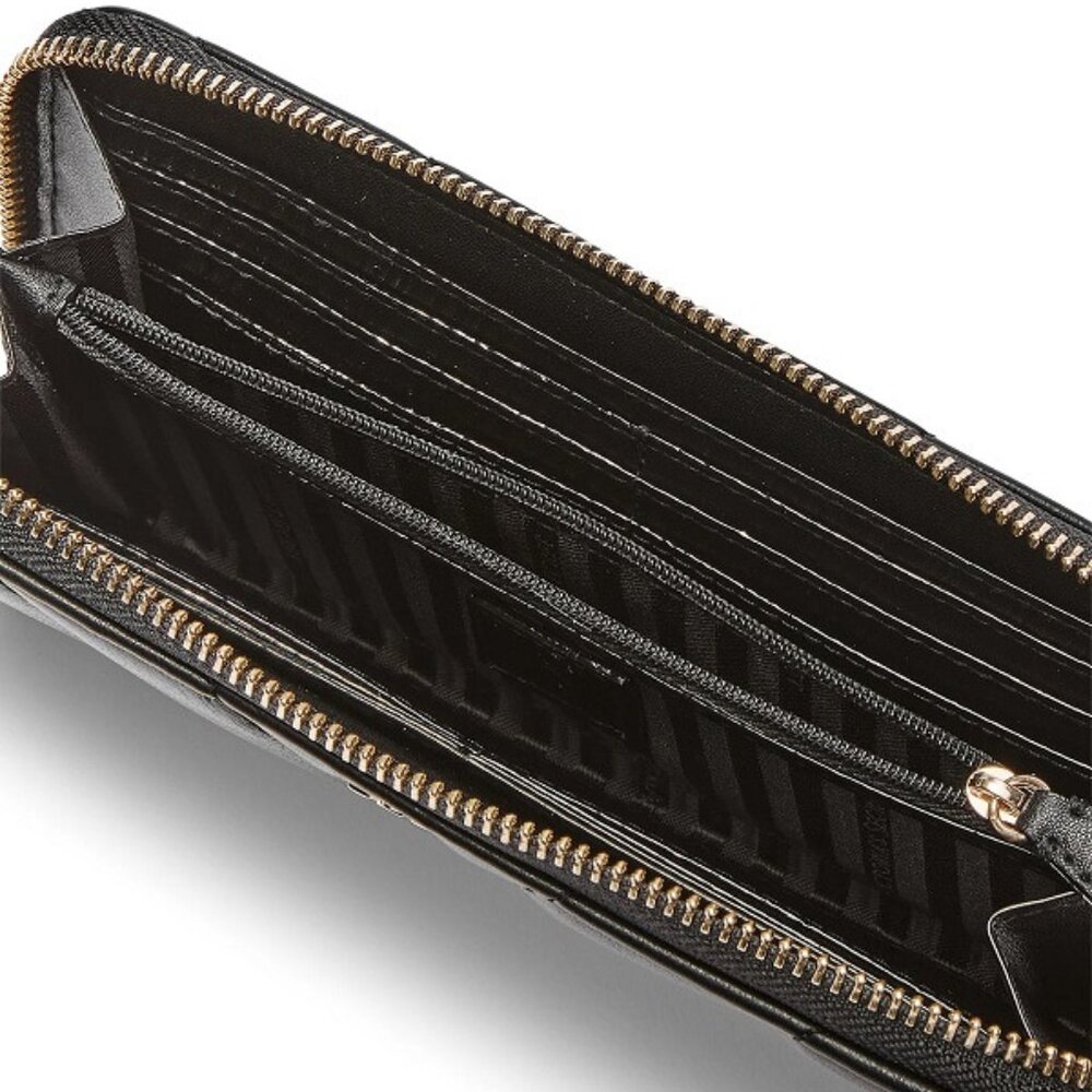VICTORIA'S SECRET Black Large Signature Full Length Zip Around Wallet**NEW! - Picture 3 of 3